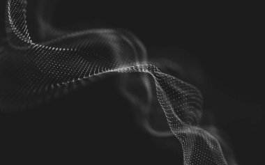 Noktaları ve çizgileri birleştiren soyut çokgen uzay düşük polyester arka plan. bağlantı yapısı.