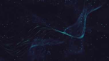 Noktaları ve çizgileri birleştiren soyut çokgen uzay düşük polyester arka plan. bağlantı yapısı.