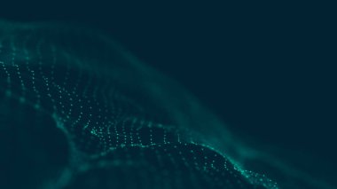 Noktaları ve çizgileri birleştiren soyut çokgen uzay düşük polyester arka plan. bağlantı yapısı.