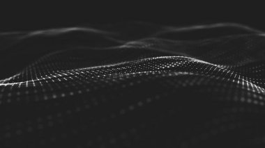 Noktaları ve çizgileri birleştiren soyut çokgen uzay düşük polyester arka plan. bağlantı yapısı.