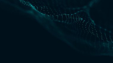 Noktaları ve çizgileri birleştiren soyut çokgen uzay düşük polyester arka plan. bağlantı yapısı.