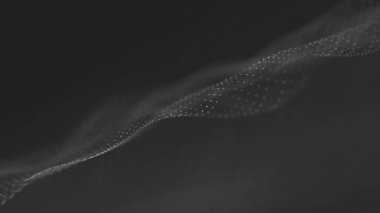 Noktaları ve çizgileri birleştiren soyut çokgen uzay düşük polyester arka plan. bağlantı yapısı.