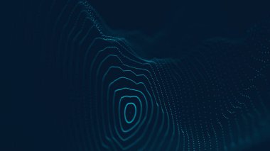 Noktaları ve çizgileri birleştiren soyut çokgen uzay düşük polyester arka plan. bağlantı yapısı.