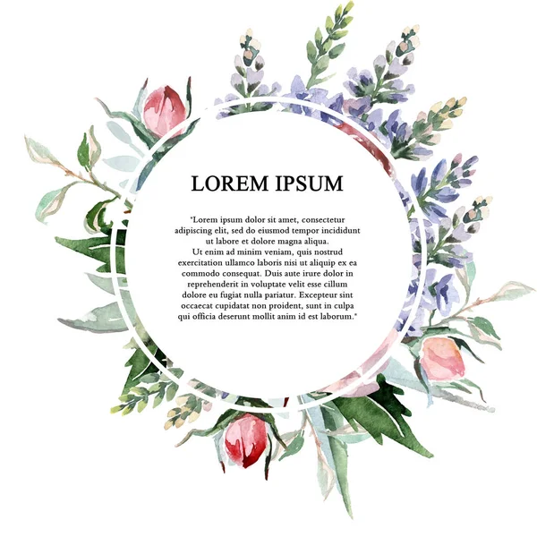 Aquarel Bloemen Boeket Geïsoleerd Witte Achtergrond Kan Gebruikt Worden Als — Stockfoto