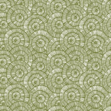 beyaz arka plan üzerinde bir dizi öğe, daire, çizgiler şeklinde soyut bir desen ile kesintisiz vektör deseni