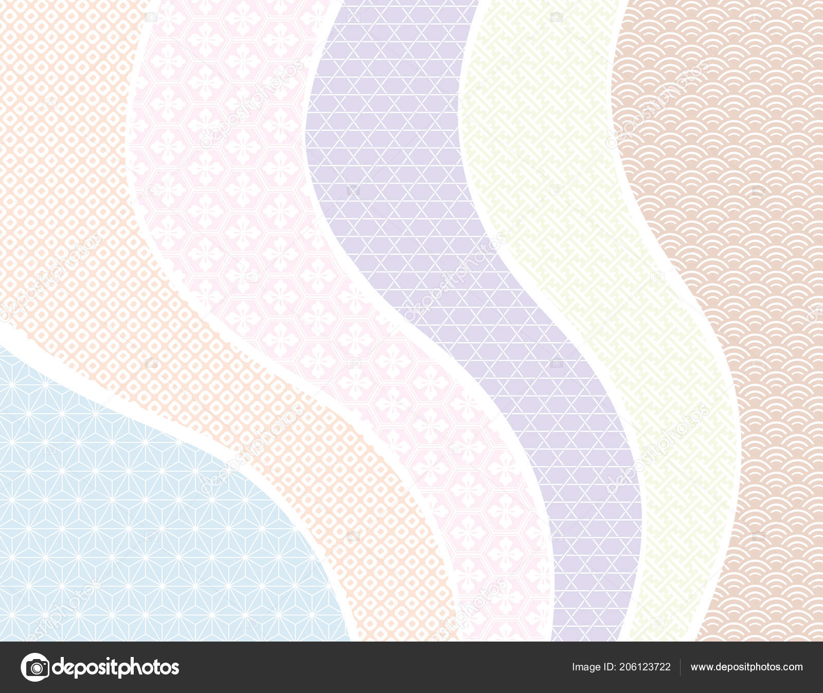 Japanese Style Background Material Traditional Japanese Pattern Vector Image By C Alphabetmn Vector Stock