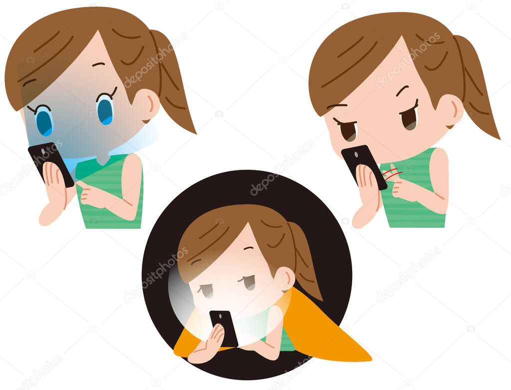 Women who overuse smartphones