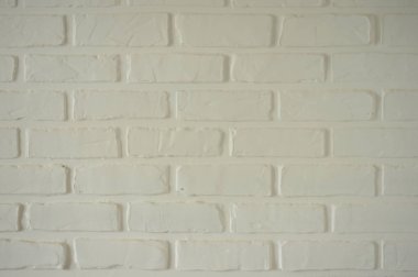 Binanın beyaz tuğla duvar dokusu