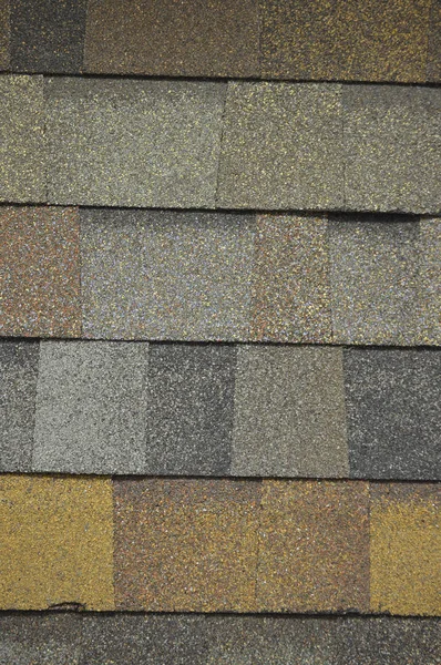 Textúra Többszínű Csempe Tető Épület Aszfalt Gumi Morzsa — Stock Fotó