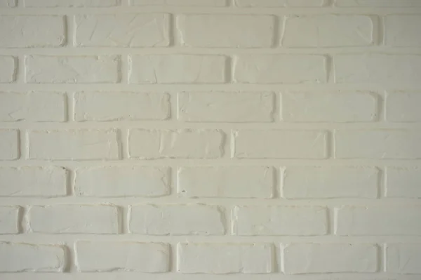 Die Textur Der Weißen Ziegelwand Des Gebäudes — Stockfoto