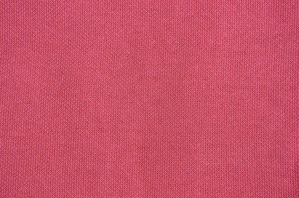 Texture Cotone Rosso Accartocciato Primo Piano — Foto Stock