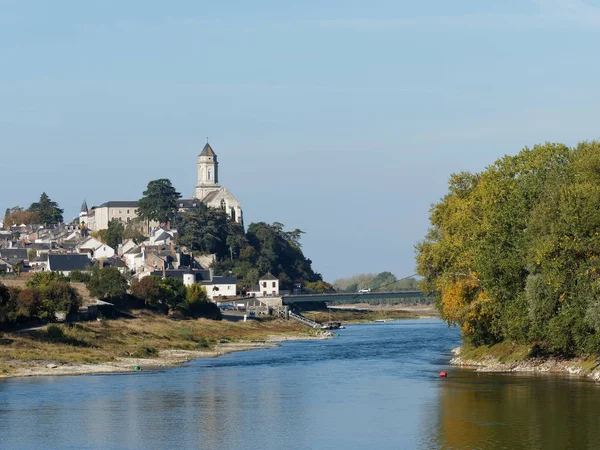 Montera Glonne Och Saint Florent Vieil Sett Från Eurovelo Loiredalen — Stockfoto
