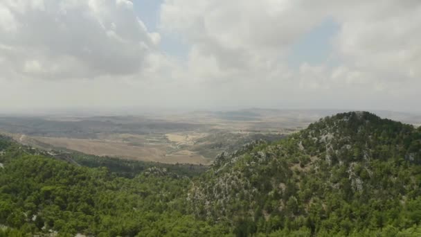 Mountain Scenery Biorąc Drone Turcji — Wideo stockowe