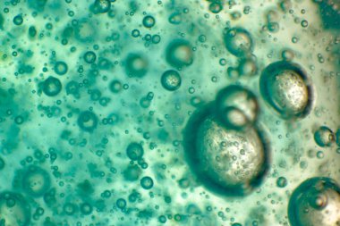 Soyut kabarcıklar çamur dan renkli