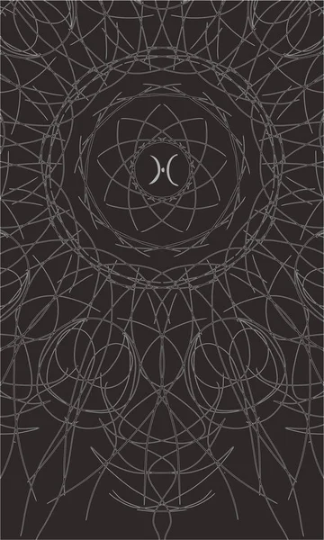 Tarot kartları arka tarafta. Proserpine, okült düzen