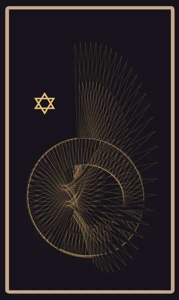 Tarot kartları - arka tasarım, kanat
