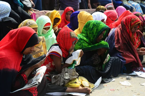 Bangladeshi Muslim Devotees Take Part Akheri Munajat Final Prayers Second — Stock Photo, Image