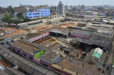 Nisan 'da Dhaka içinde hazaribag tabakhane genel bir bakış 8, 2017. 