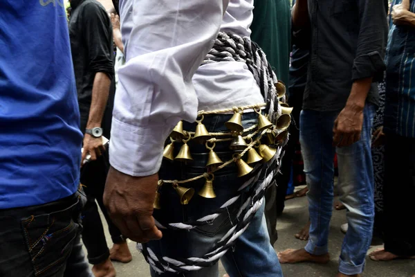 Bangladeşli Şii Müslümanlar Ekim 2017 Bangladeş Dhaka Kentindeki Ashura Yas — Stok fotoğraf