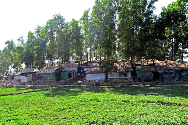 Άποψη Του Στρατοπέδου Προσφύγων Balukhali Rohingya Στην Ukhia Cox Bazar — Φωτογραφία Αρχείου