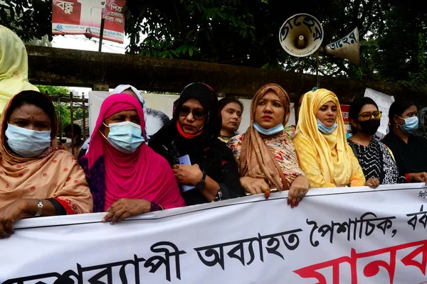 Bangladeş Milliyetçi Partisi Aktivistleri Ekim 2020 Dhaka Nın Güneyindeki Noakhali — Stok fotoğraf