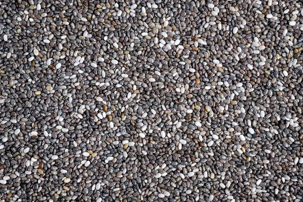 Chia Seeds Background Top View — Stock Photo, Image