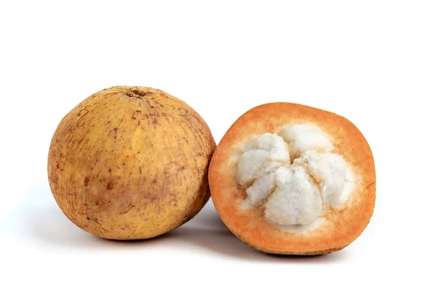 Santol Sentul Sentol Fruit White Background — Stock Photo, Image