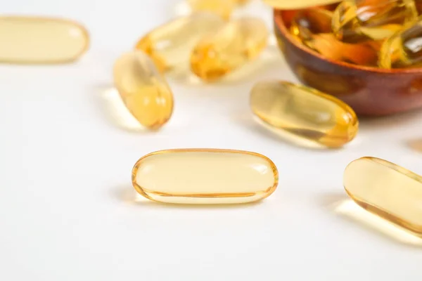 Fish Oil Omega Cápsulas — Foto de Stock