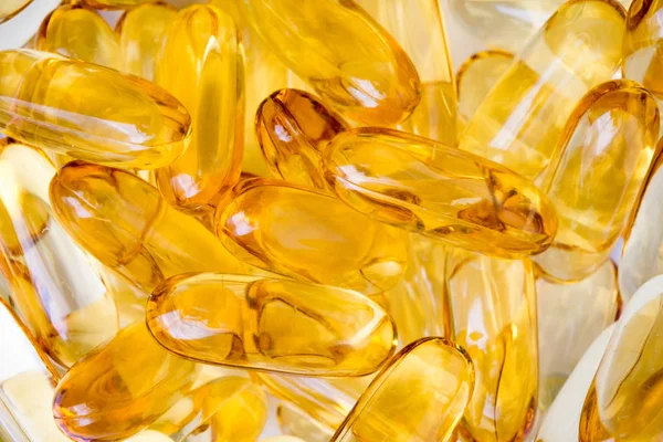 Fish Oil Omega Cápsulas — Foto de Stock