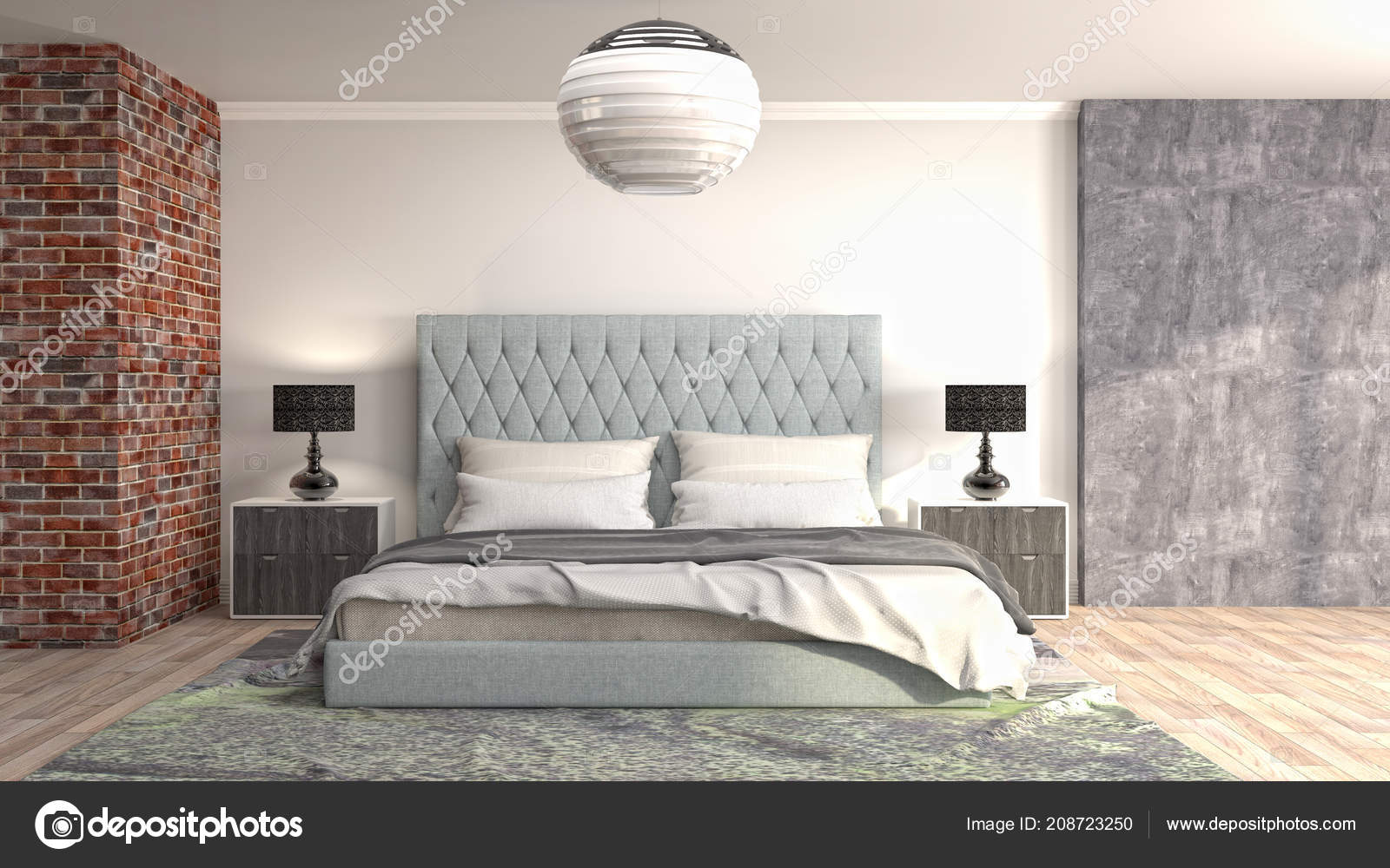 Slaapkamer Interieur Illustratie — Stockfoto © StockerNumber2 #208723250 Slaapkamer Interieur Illustratie — Stockfoto © StockerNumber2 #208723250