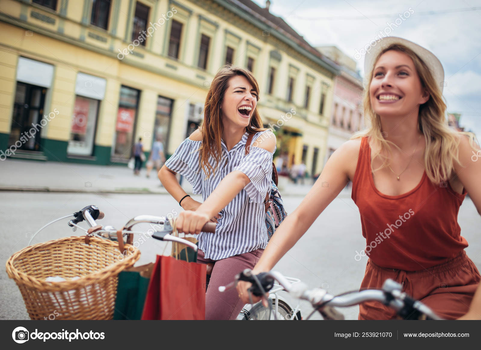 ladies shopping bike