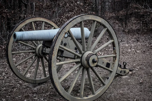 Civil War Cannon Aged — Stock Photo, Image