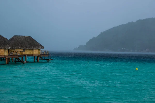 Chuva Paradise Bora Bora — Fotografia de Stock