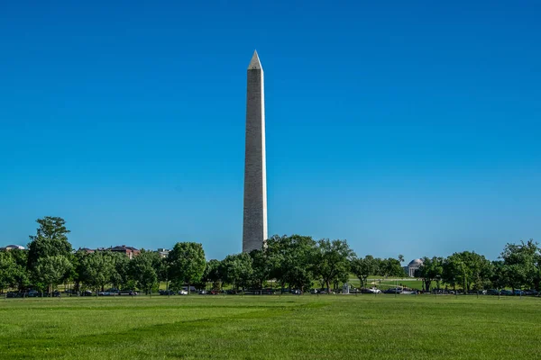 Washington Denkmal Mit Blauem Himmel — Stockfoto