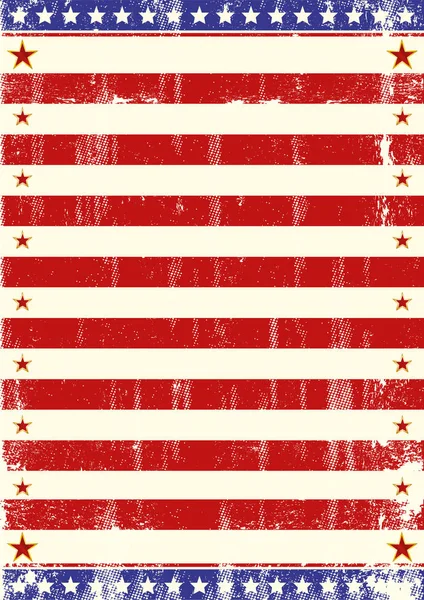 Grunge American Flag You — Stock Vector