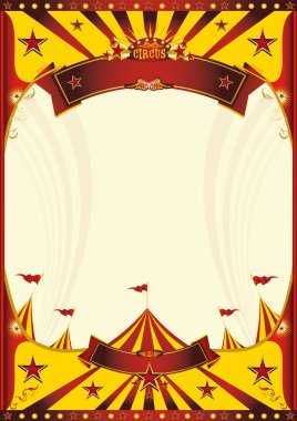 Sarı arka plan sirki