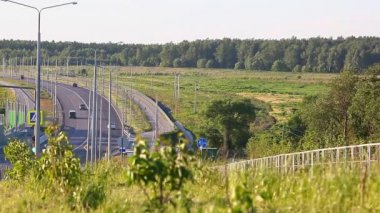 Moskova şehir sokak yol 