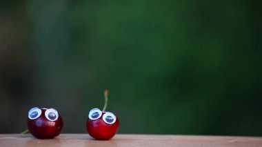 Yaz bahçe kiraz tezgah 