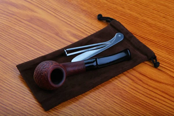 cherry wood smoking pipe