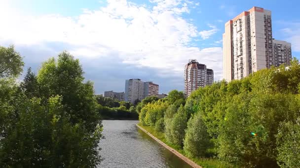 Moscow City Park Záběry — Stock video