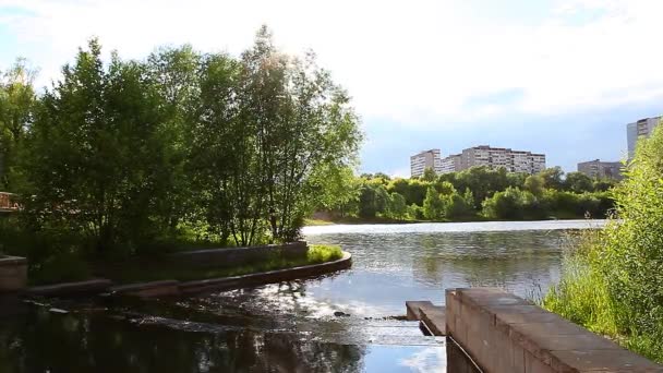 Μόσχα Πόλη Park Πλάνα — Αρχείο Βίντεο