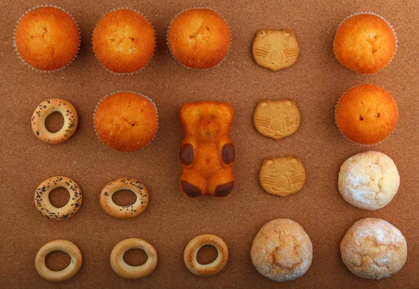 Muffin Cookies Studio Quality — Stock Photo, Image