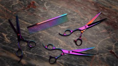 saç modeli Araçlar makas stüdyo