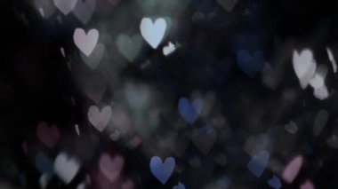 Mor kalpler bokeh stüdyo 