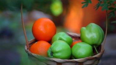 meyve sepeti yaz bahçe görüntüleri