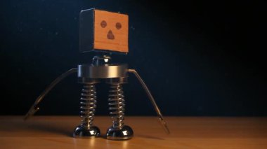 metal robot kağıt Yüz