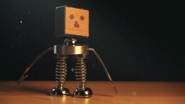 metal robot kağıt Yüz