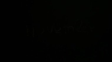 siyah kara tahta ay Kasım metin 