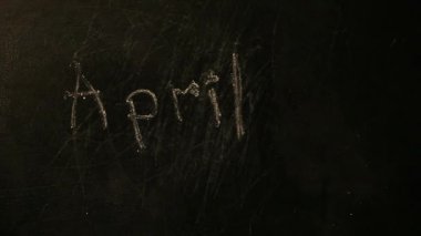 siyah kara tahta ay Nisan metin 