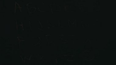 siyah kara tahta alfabe görüntüleri